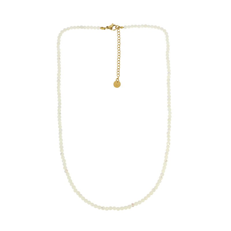 Collier Vivi en nacre blanche - Les Cleias