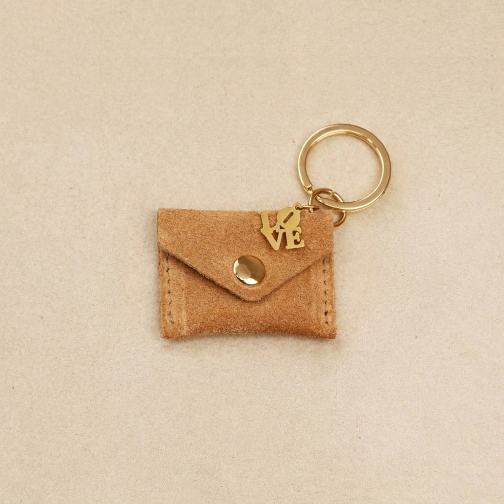 Mini Enveloppe Love Beige