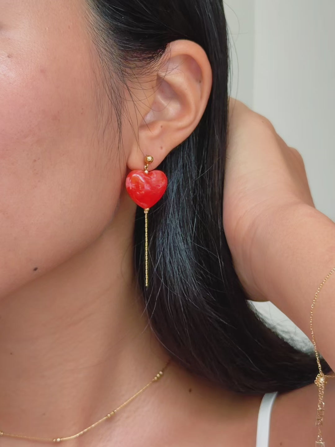 Boucles d'oreilles Soraya Beige