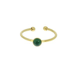 Bague Joa vert foncé