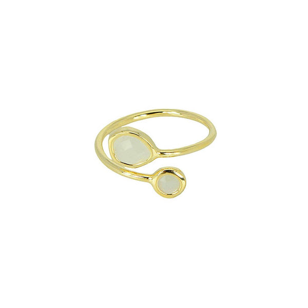 Bague Teardrop blanc