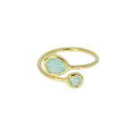 Charger l&#39;image dans la galerie, Bague Teardrop vert
