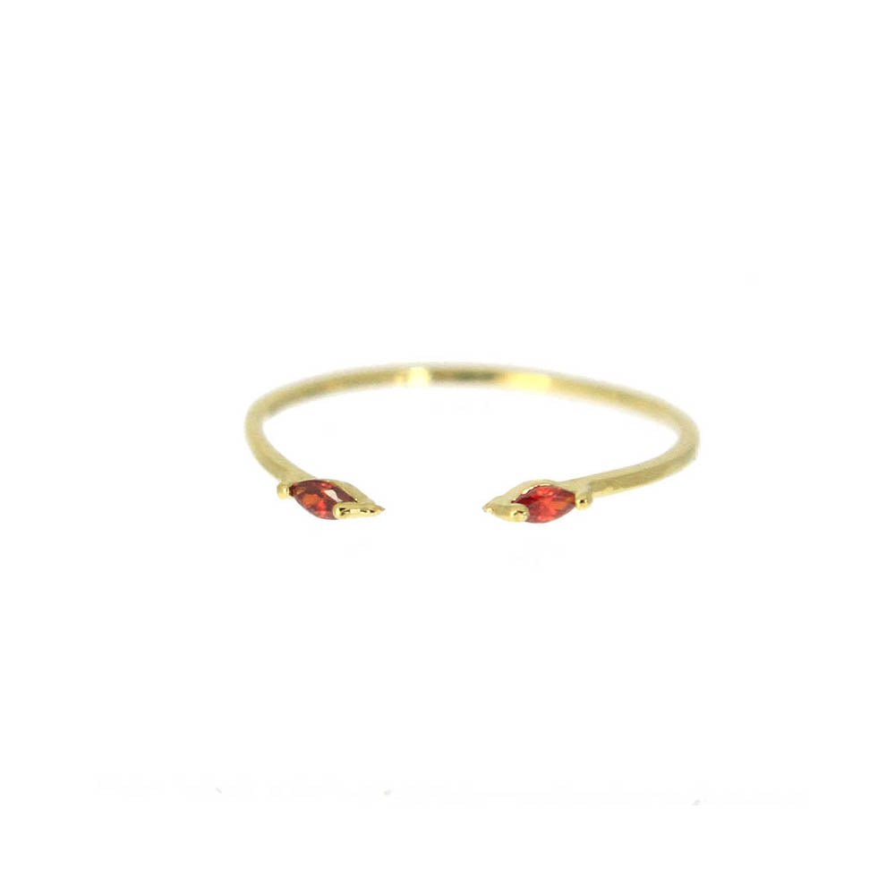 Bague Xena rouge