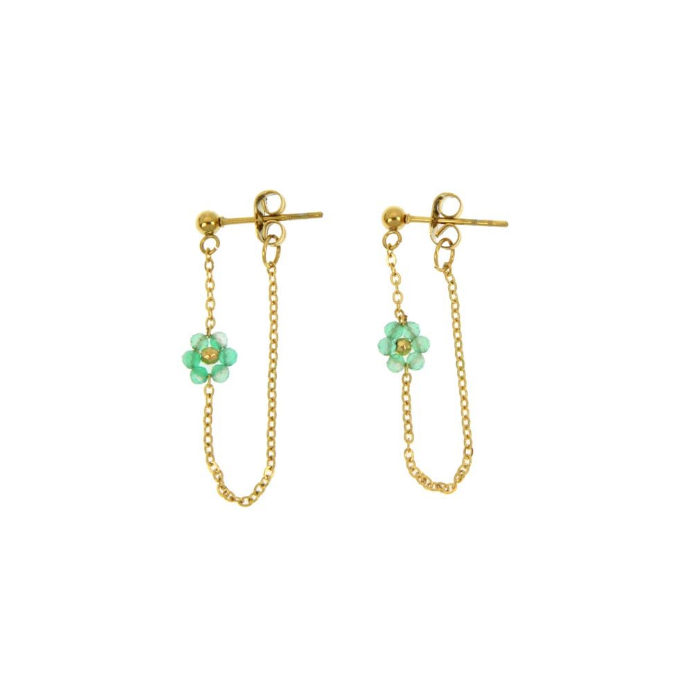 Boucle d'oreilles acier Suzanne - Les Cleias