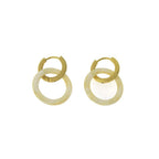 Boucles d'oreilles acier Evana - Les Cleias
