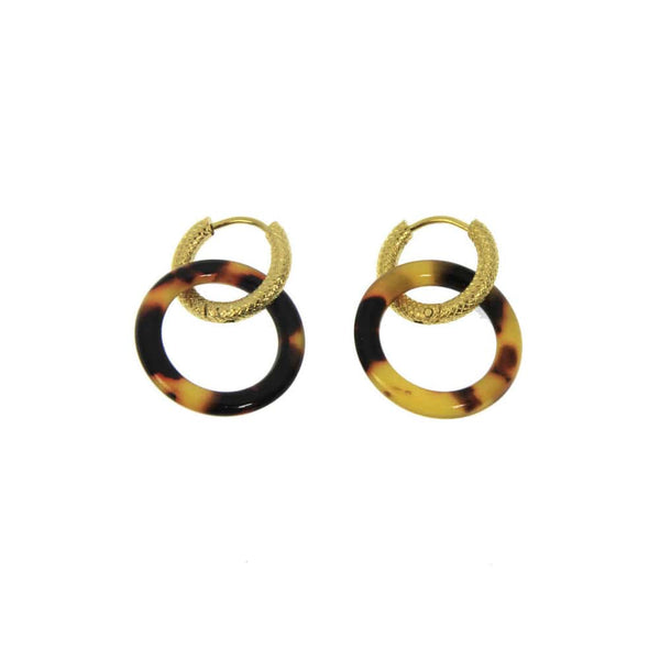 Boucles d'oreilles acier Evana - Les Cleias