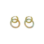 Boucles d'oreilles acier Evana - Les Cleias