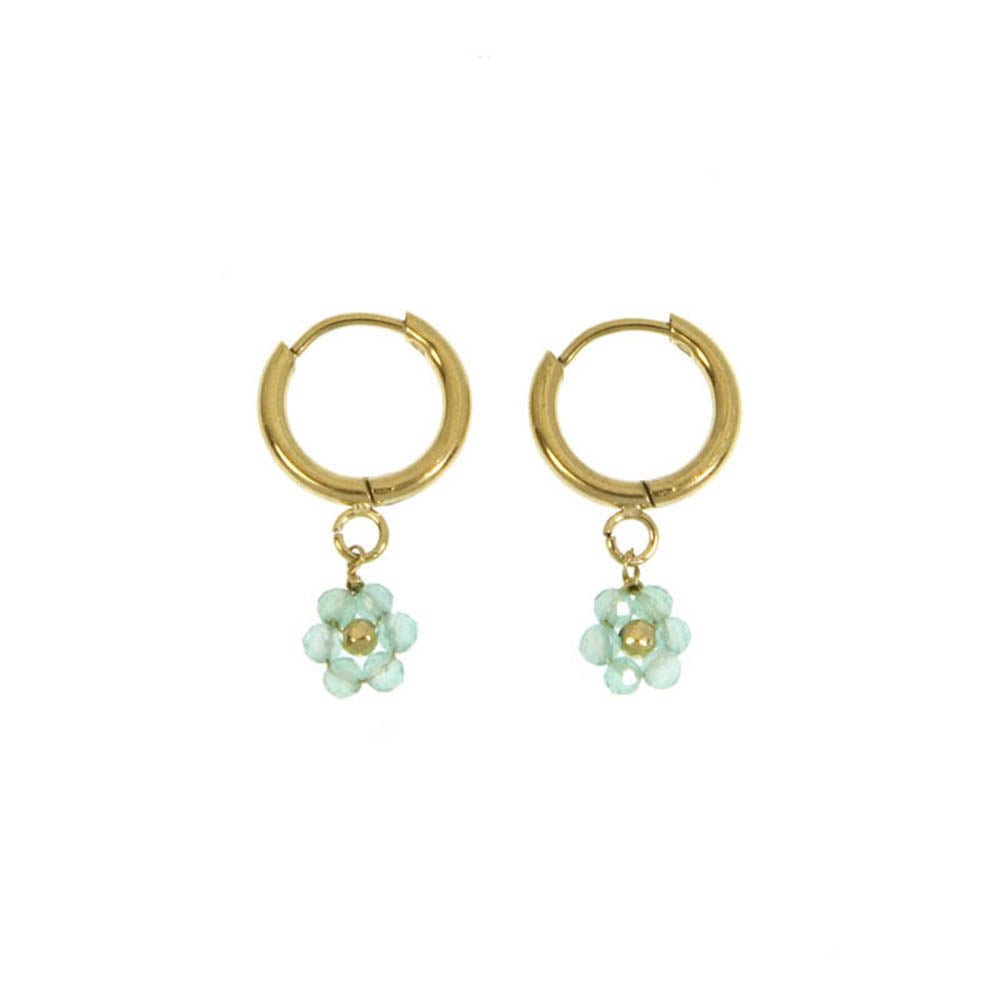 Boucles d'oreilles acier Mini Maya - Les Cleias