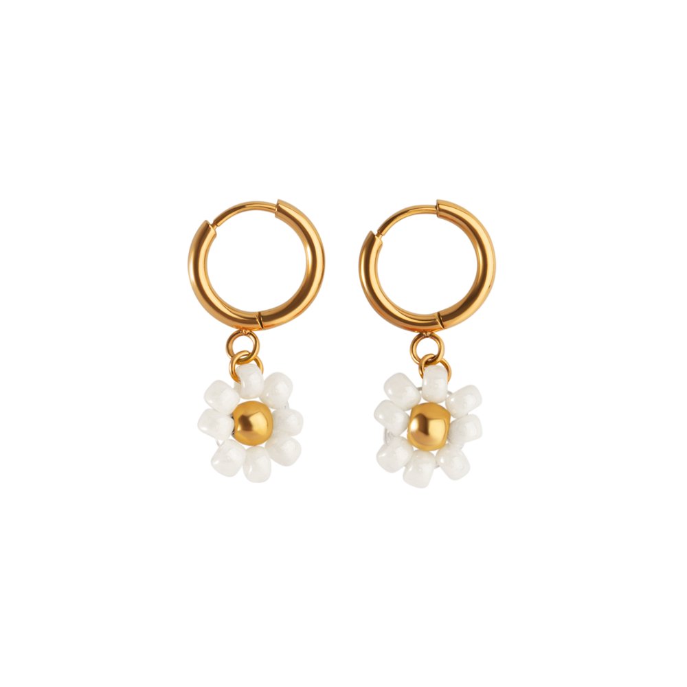 Boucles d’oreilles acier Prairie - Les Cleias