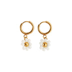 Boucles d’oreilles acier Prairie - Les Cleias