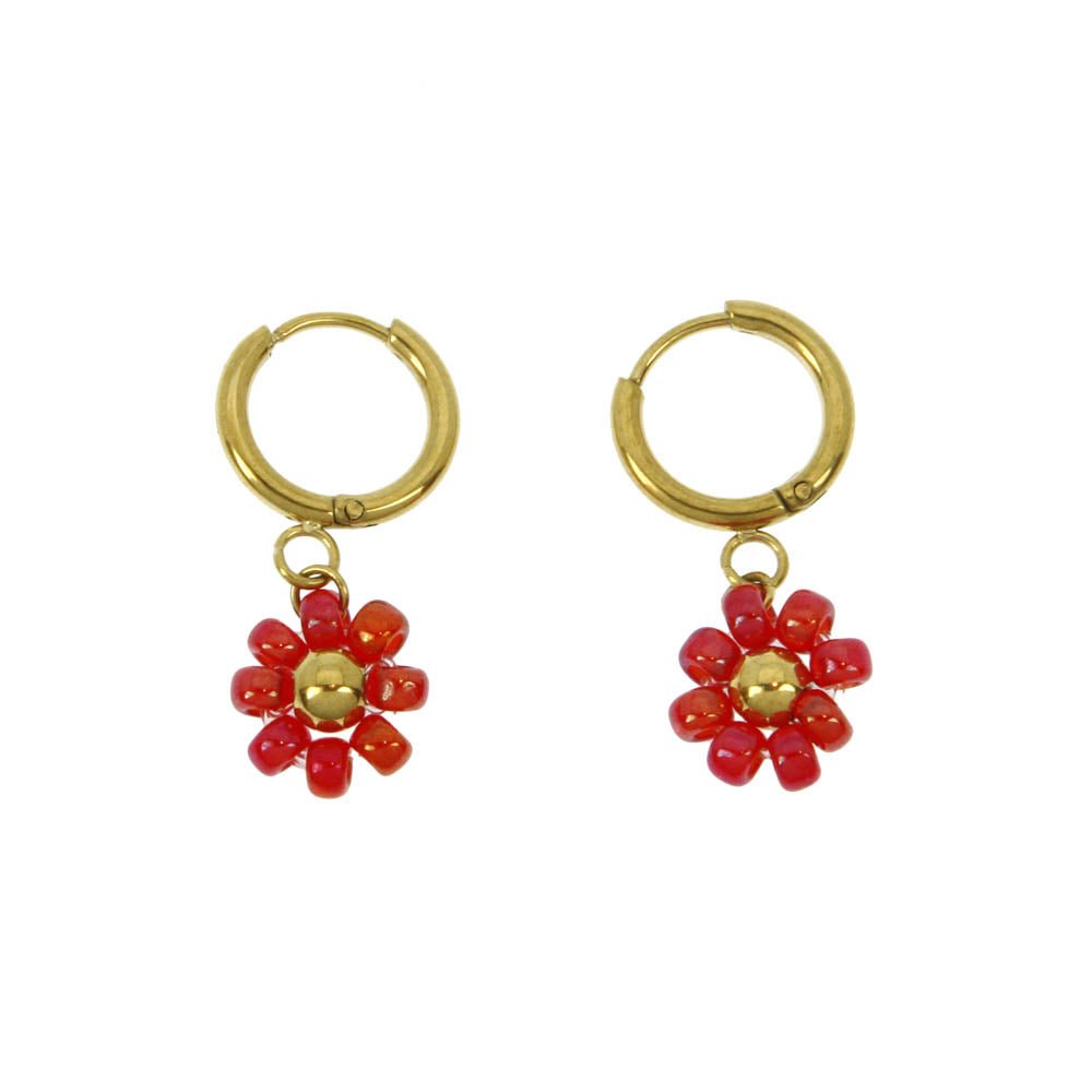 Boucles d’oreilles acier Prairie - Les Cleias