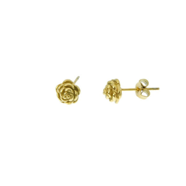 Boucles d’oreilles acier Rosa - Les Cleias