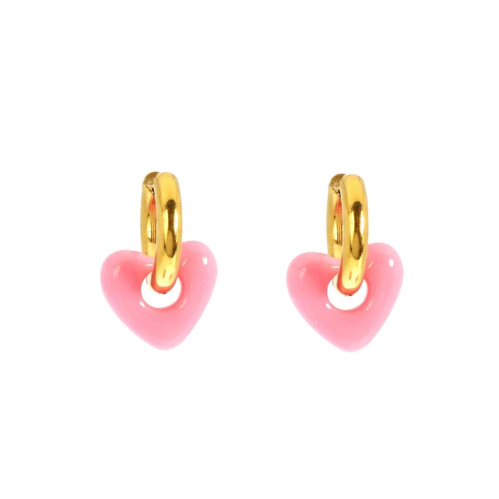 Boucles d'oreilles acier Sursta - Les Cleias