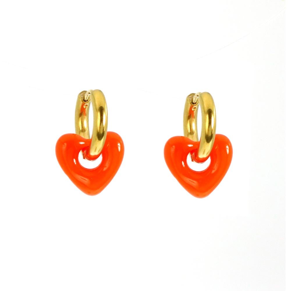 Boucles d'oreilles acier Sursta - Les Cleias