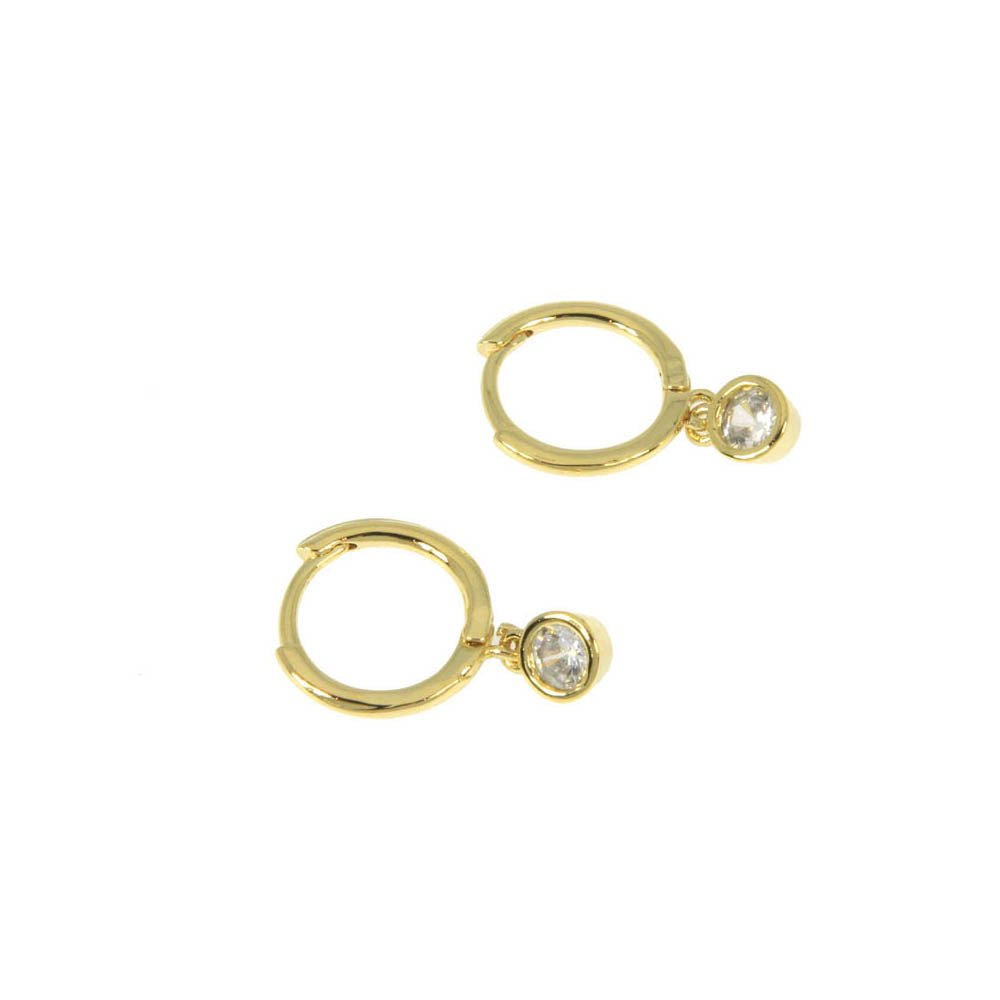 Boucles d'oreilles Fling plaqué or - Les Cleias