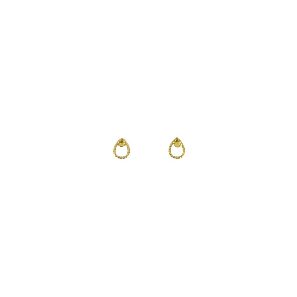 Boucles d'oreilles Jina plaqué or - Les Cleias
