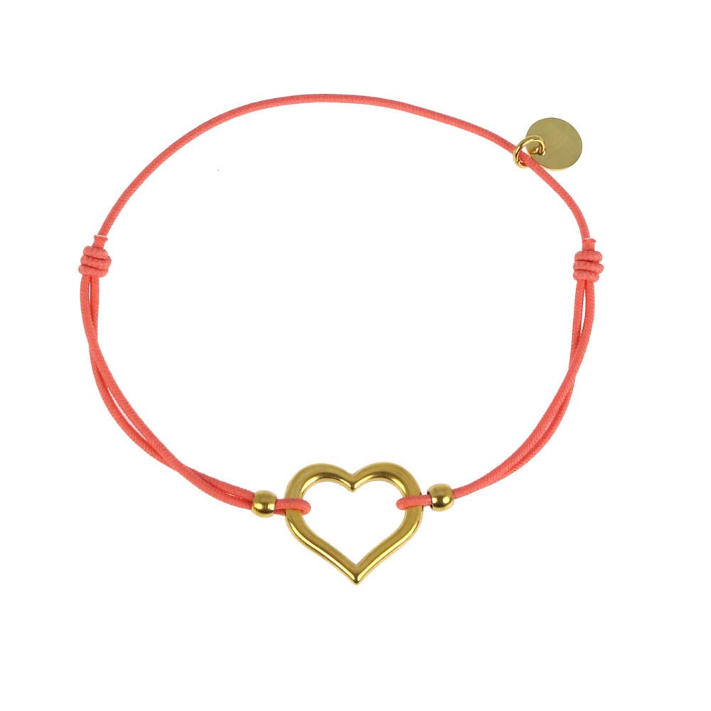 Bracelet élastique Cœur ajouré - Les Cleias