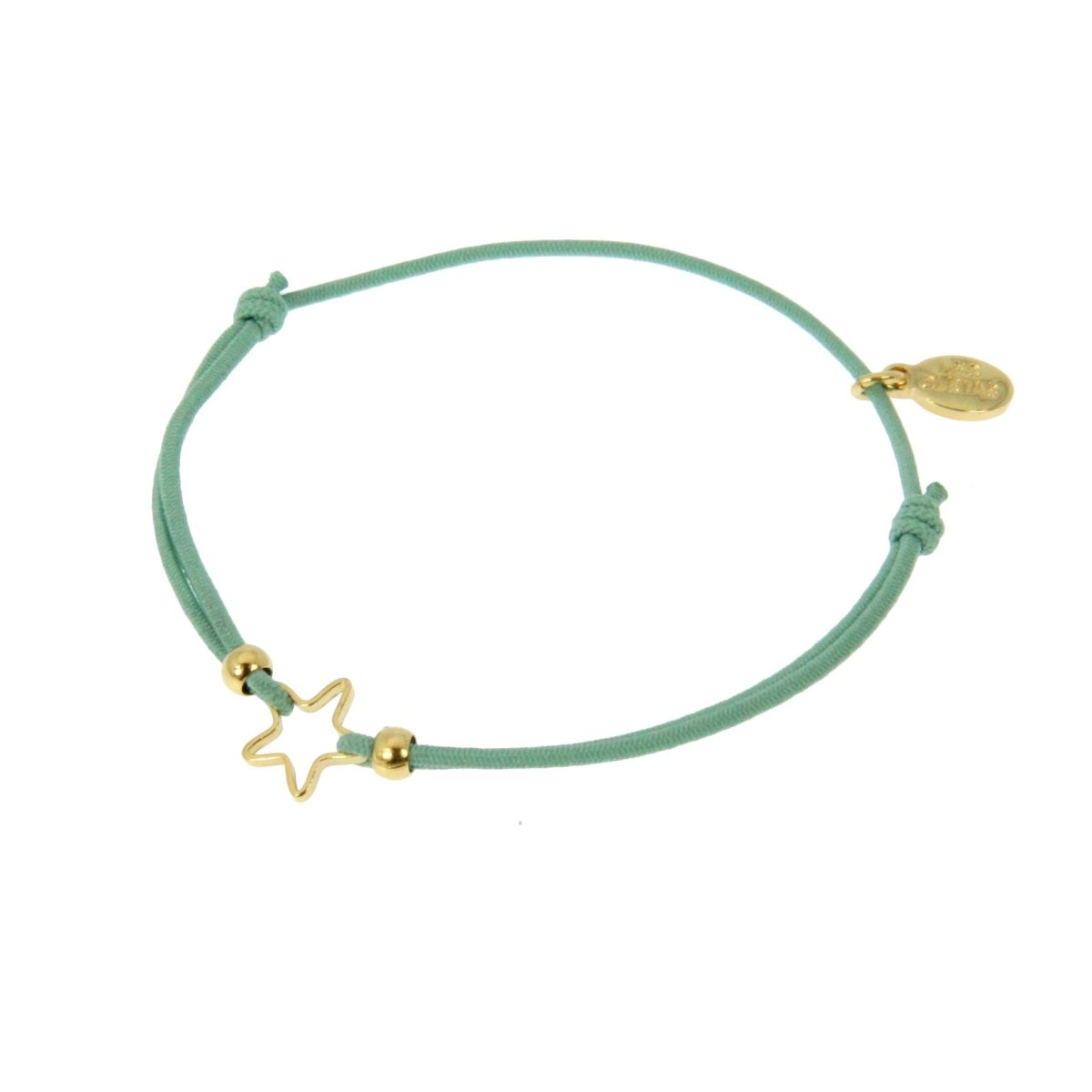 Bracelet élastique Enfant/Adolescent plaqué or Sersta - Les Cleias