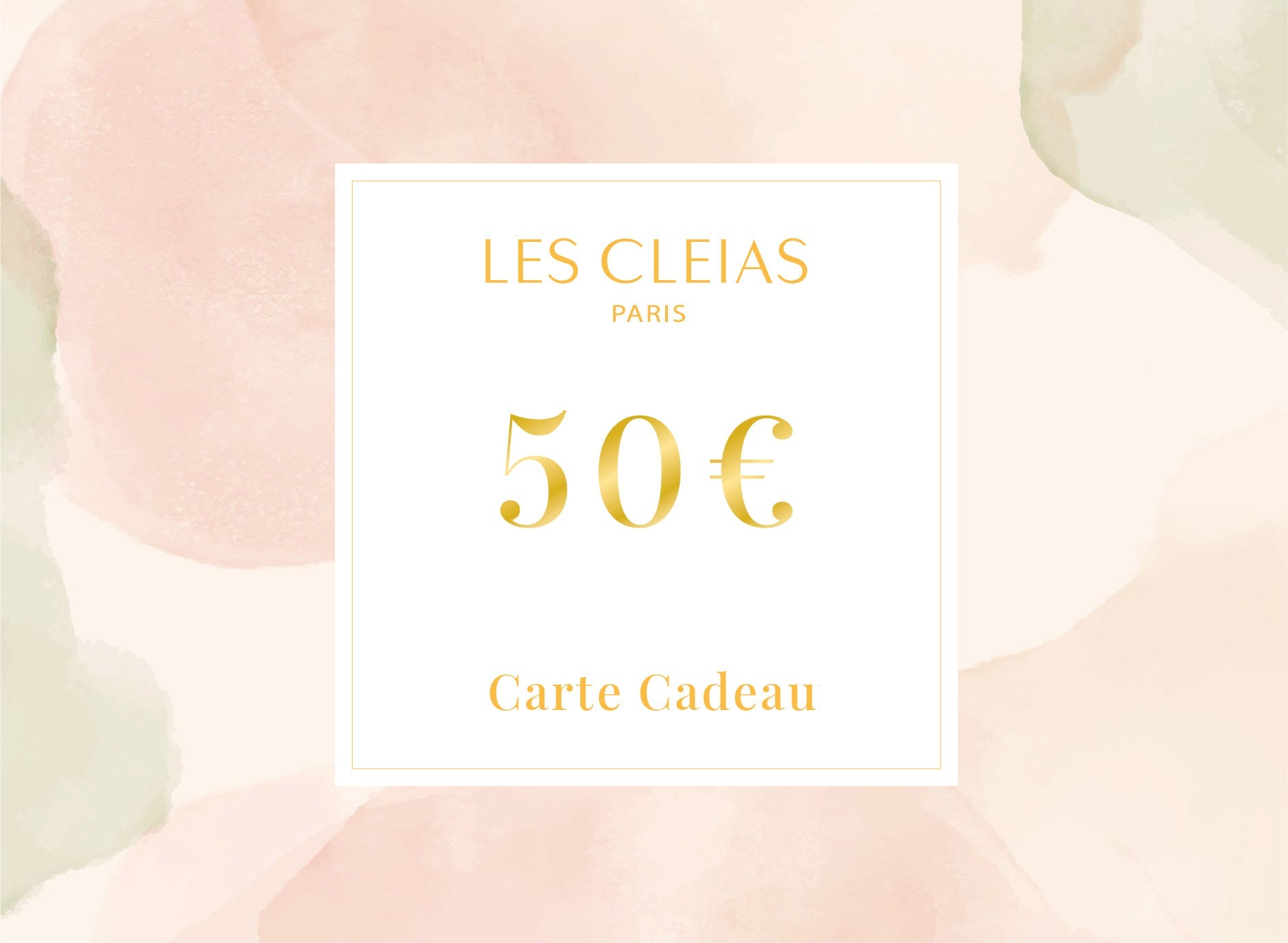 Carte Cadeau (50€) - Les Cleias