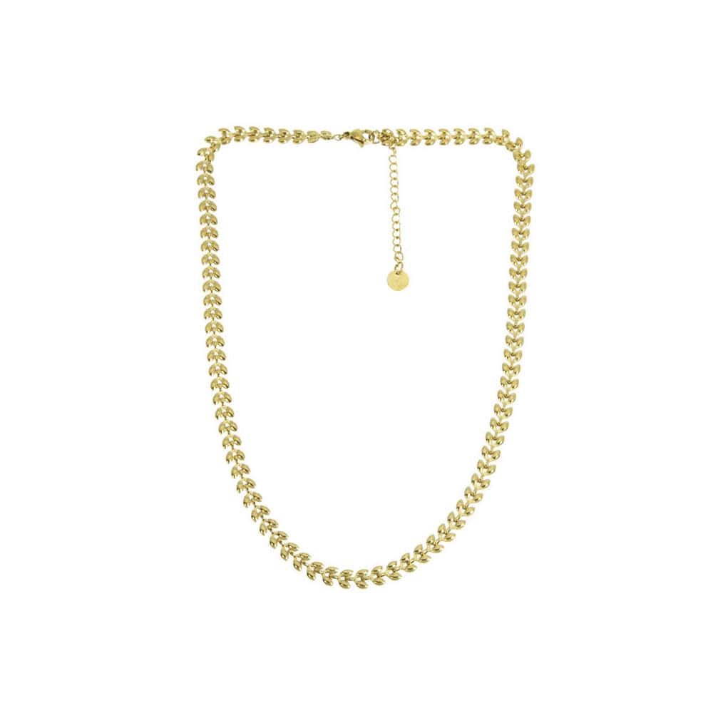 Collier acier Laurier - Les Cleias