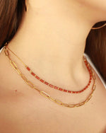 Charger l&#39;image dans la galerie, Collier acier Oriana - Les Cleias
