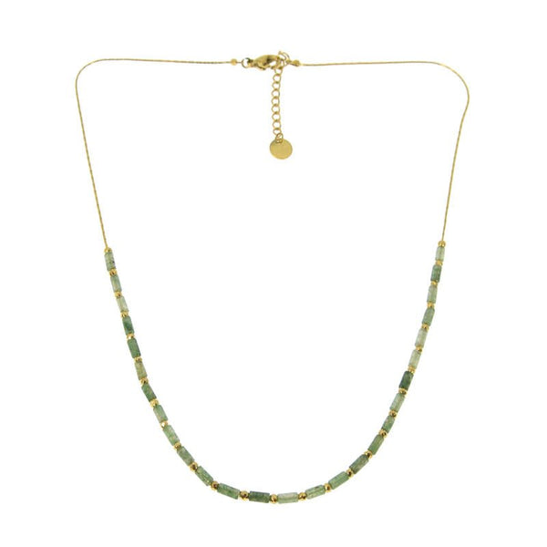 Collier court acier Léa - Les Cleias