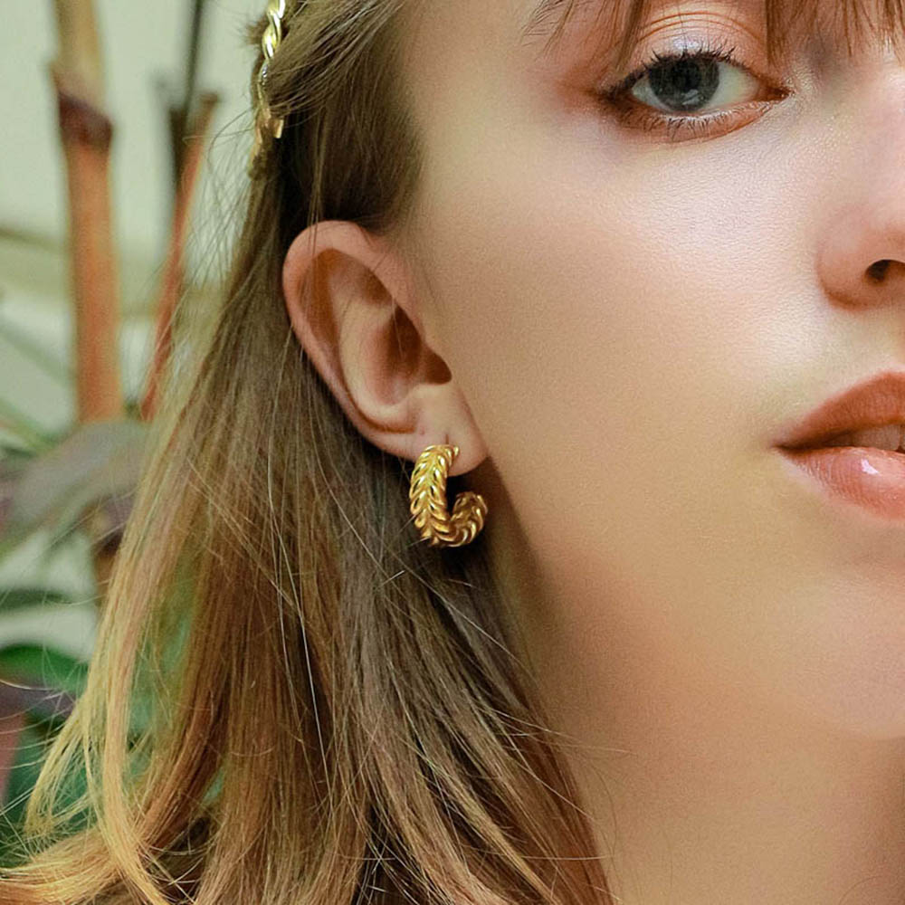 Créoles acier Perryne - Les Cleias