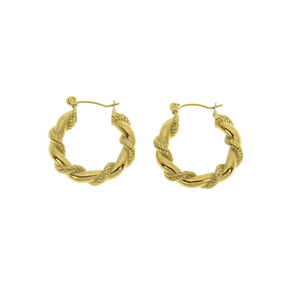 Créoles acier Zélie - Les Cleias